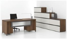 Laminate lateral file cabinets